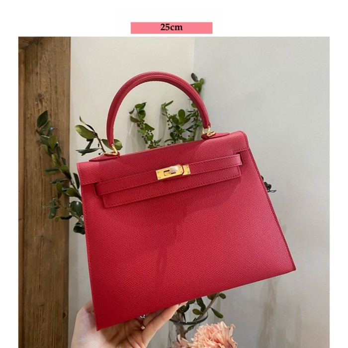 Epsom Leather Tote Shoulder Bag