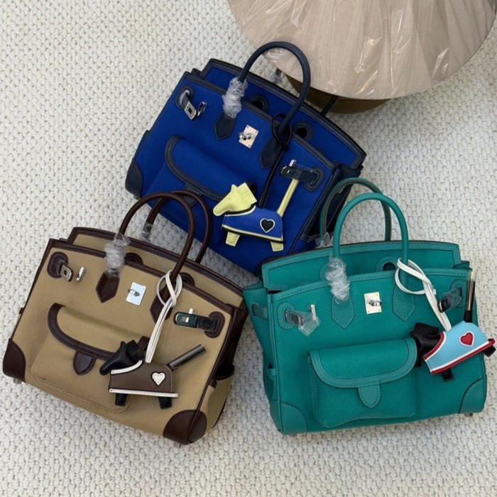 Leather Patchwork Tote Bag