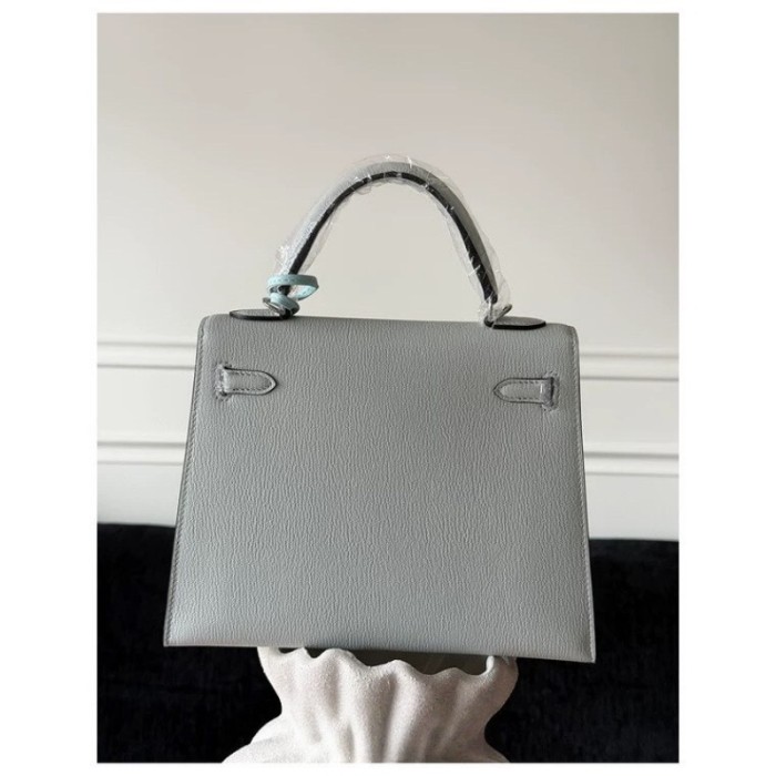 Leather Cherve Grain  Tote Crossbody Bag