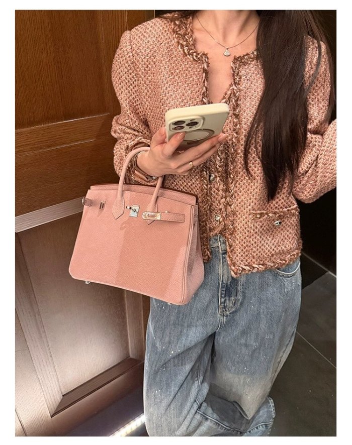 Genuine Deerskin Leather Tote Bag