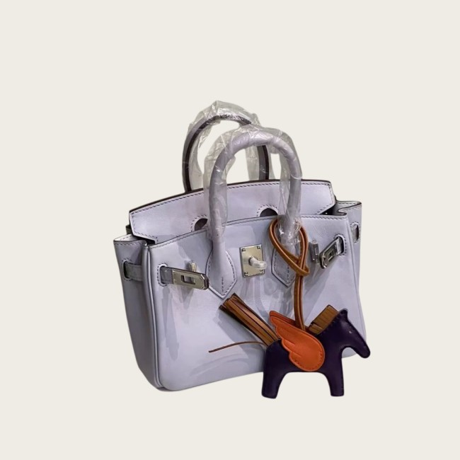 19cm Mini Swift Leather Tote Crossbody Bag