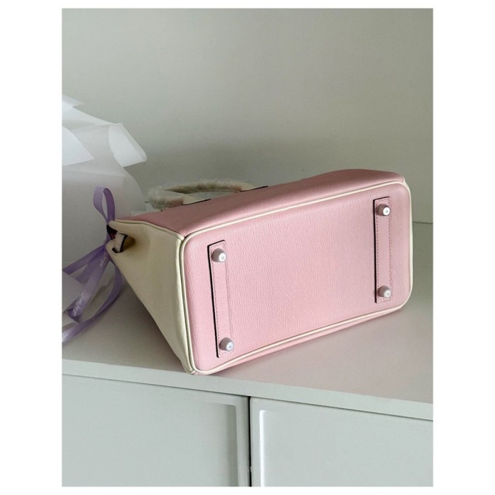Imported Leather Cherve Grain  Tote Bag