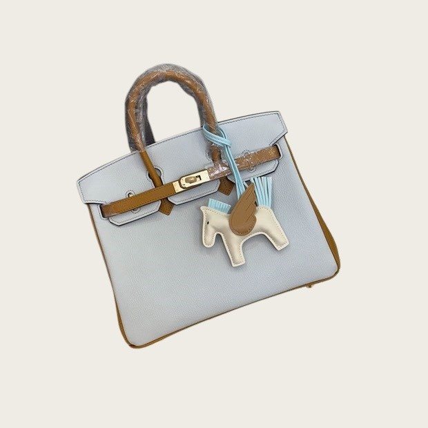 Imported Leather Cherve Grain  Tote Bag