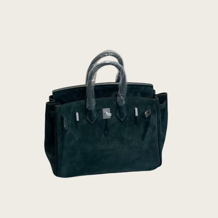 Genuine Suede Leather Tote Bag