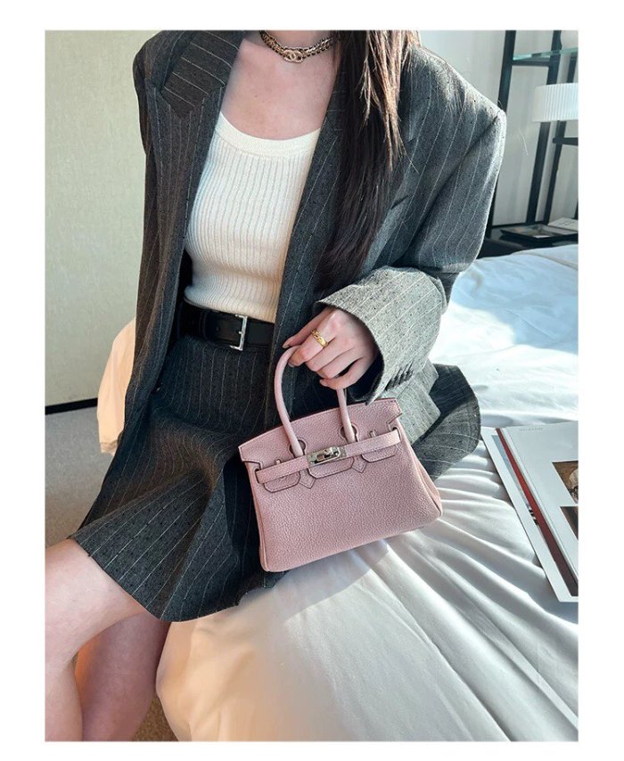 Mini Deer Leather Crossbody Bag
