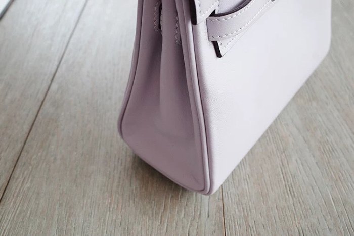 Mini Swift Leather Tote Shoulder Bag