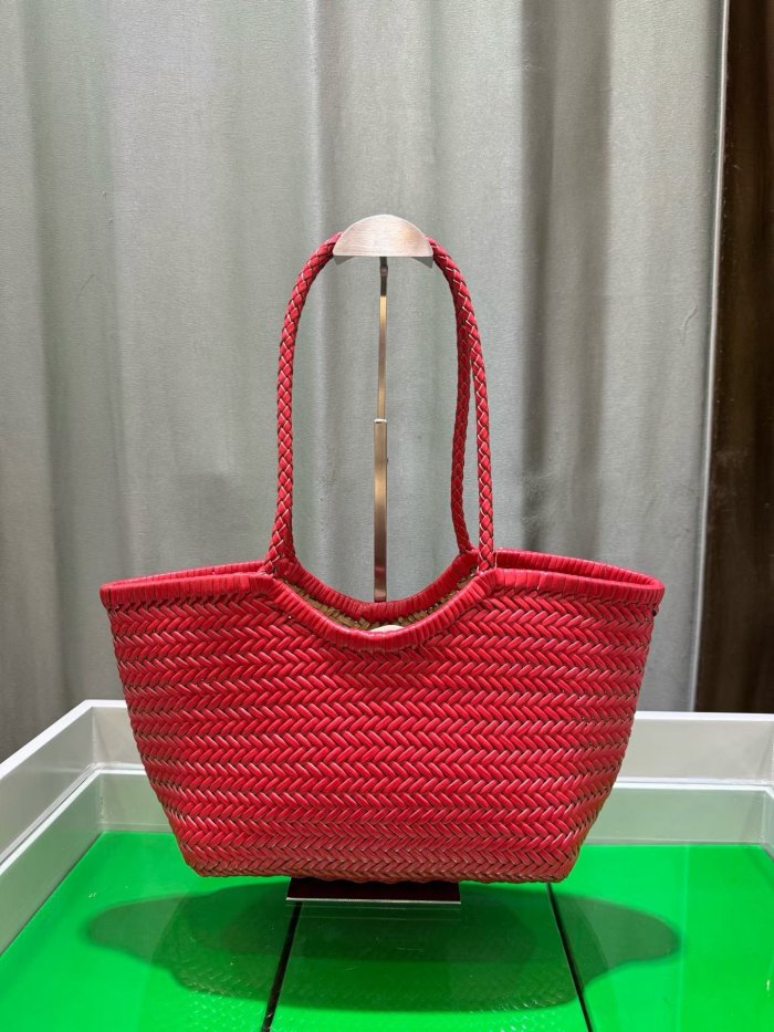 Handwoven Leather Tote Bag 40cm