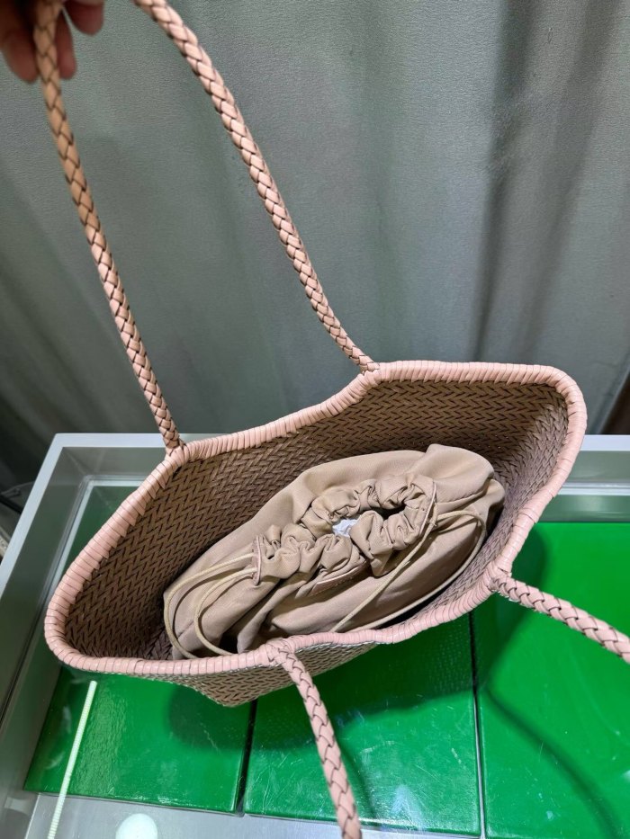 Handwoven Leather Tote Bag 40cm