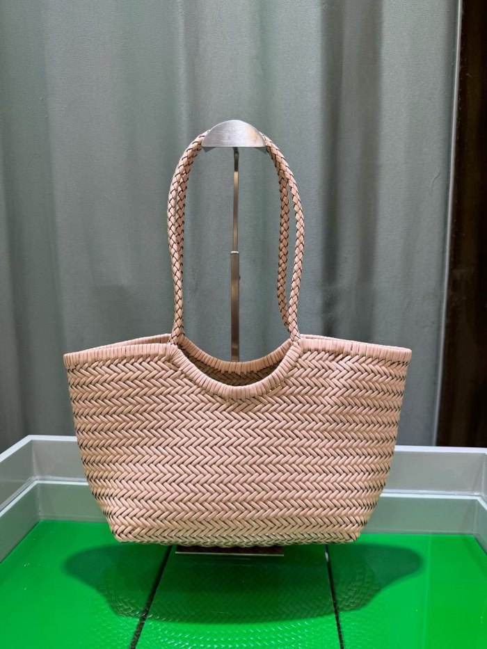 Handwoven Leather Tote Bag 40cm