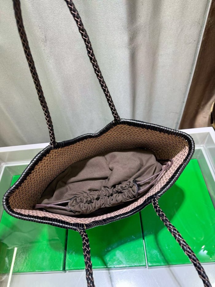 Handwoven Leather Tote Bag 40cm