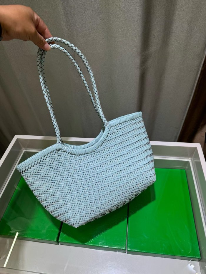 Handwoven Leather Tote Bag 40cm