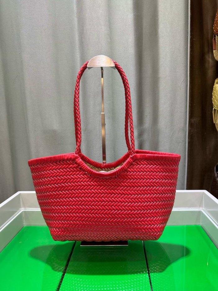 Handwoven Leather Tote Bag 40cm