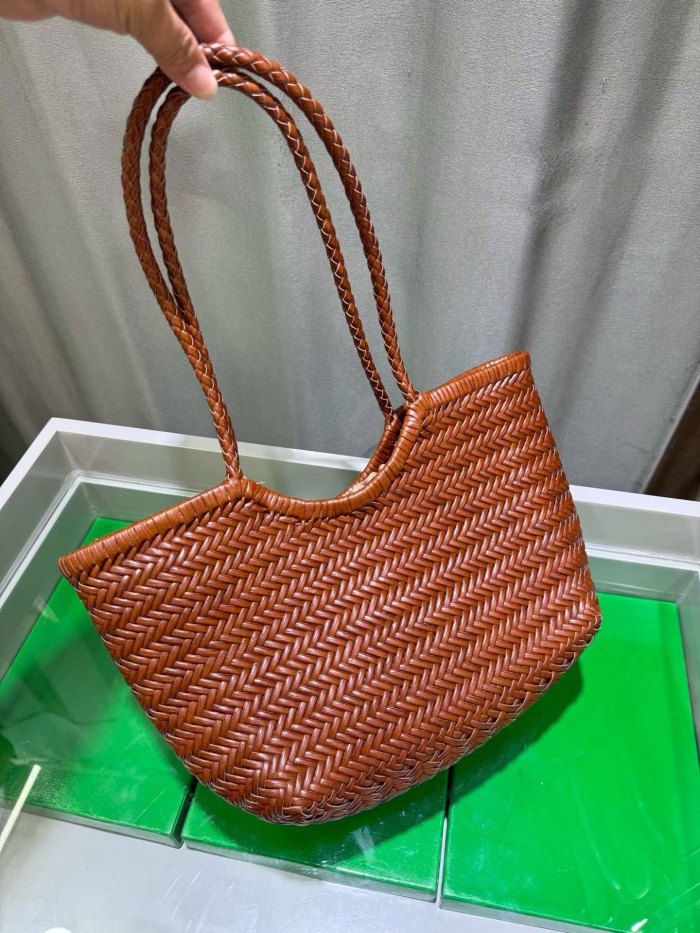 Handwoven Leather Tote Bag 40cm