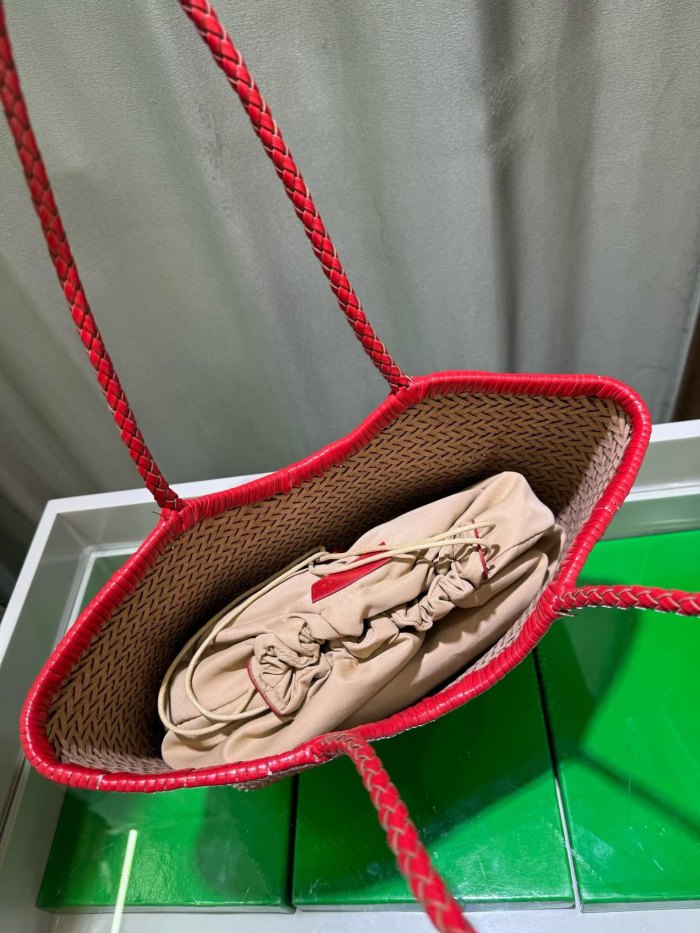 Handwoven Leather Tote Bag 40cm