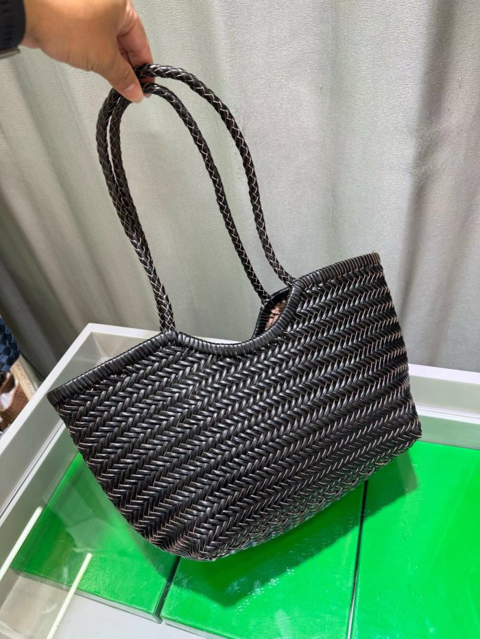 Handwoven Leather Tote Bag 40cm
