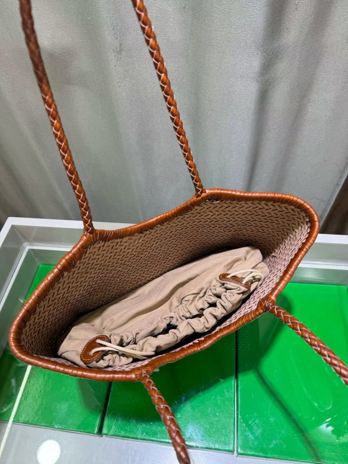Handwoven Leather Tote Bag 40cm