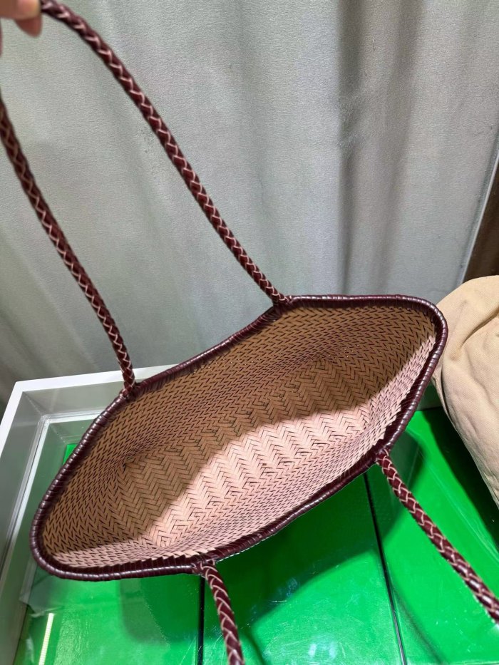 Handwoven Leather Tote Bag 40cm