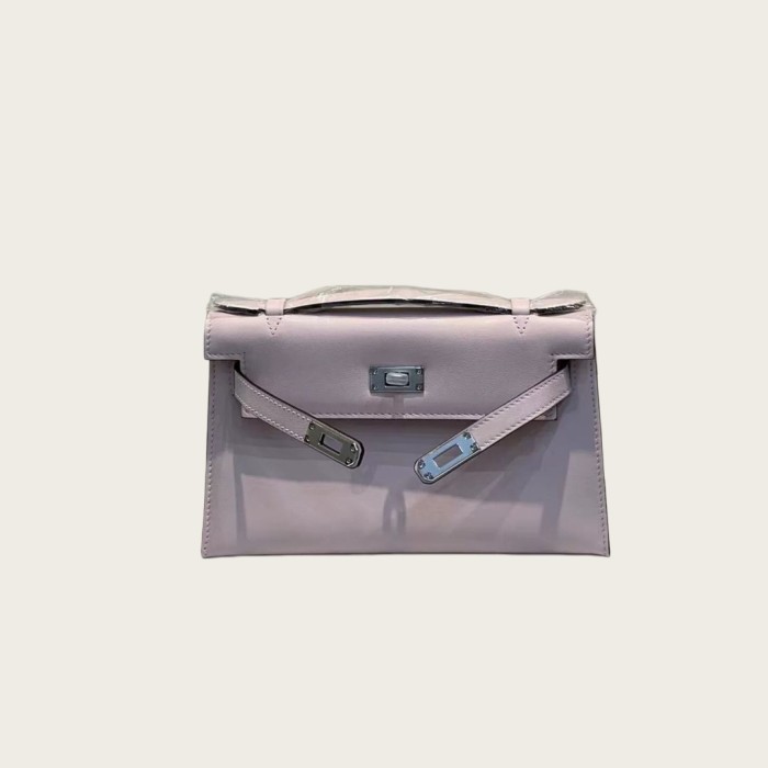 Handmade 22cm Kelly Style Crossbody Bag Swift Leather