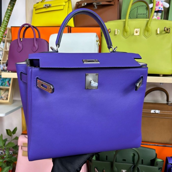 Imported Swift Leather Crossbody Bags