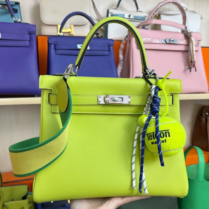 Imported Swift Leather Crossbody Bags