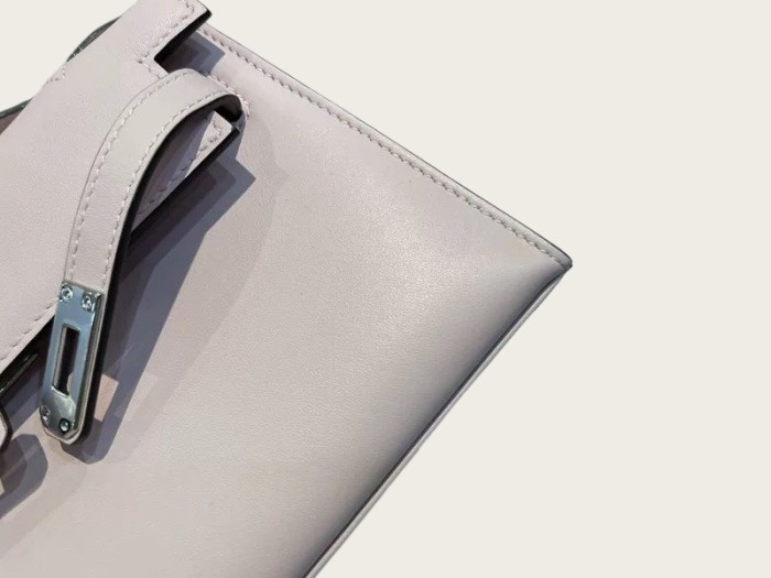 Handmade 22cm Kelly Style Crossbody Bag Swift Leather
