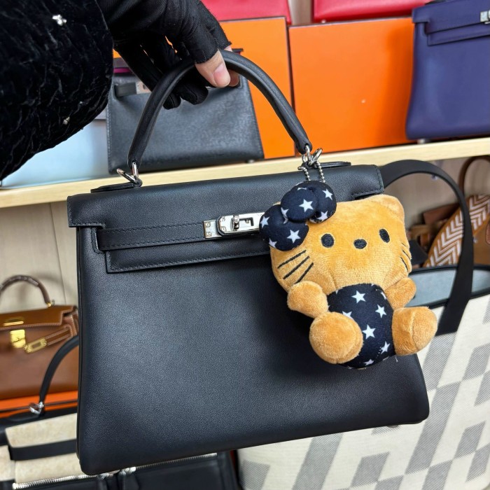Imported Swift Leather Crossbody Bags