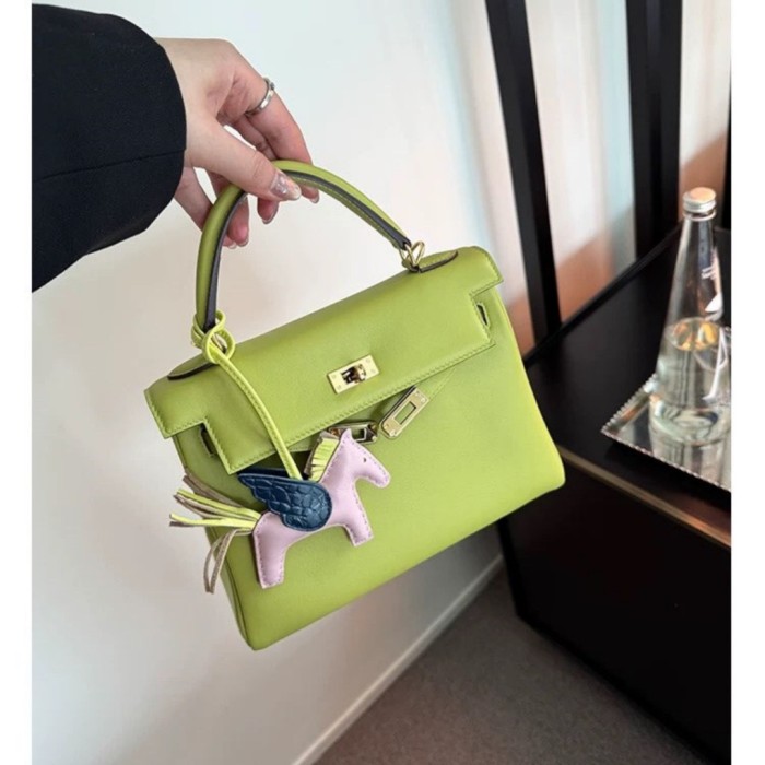 Imported Swift Leather Crossbody Bags