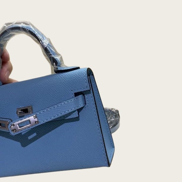 Handmade Epsom Leather Mini Faille Bag