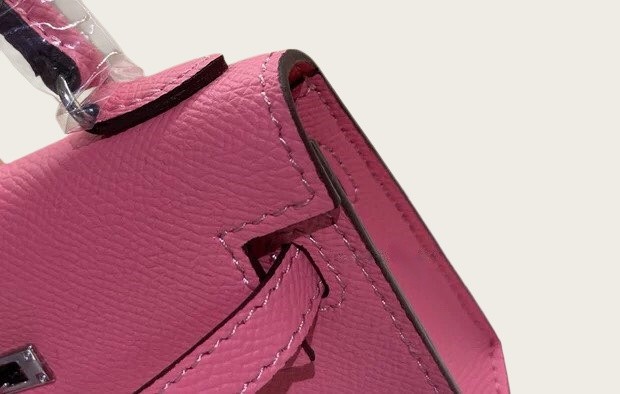 Handmade Epsom Leather Mini Faille Bag