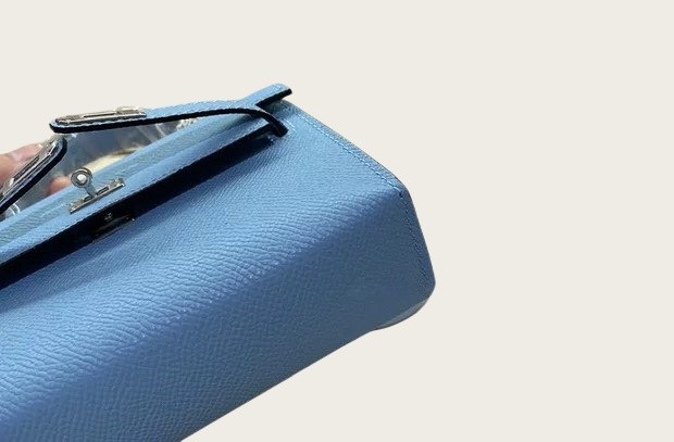 Handmade Epsom Leather Mini Faille Bag