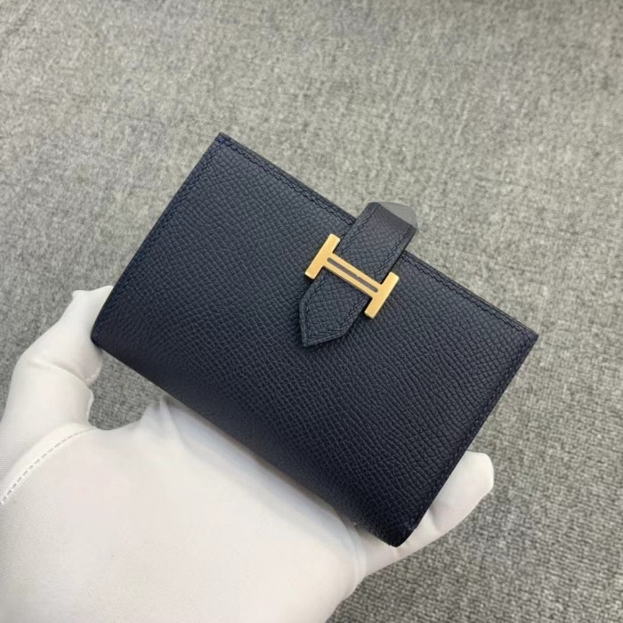 Handmade Epsom Leather Trifold Wallet