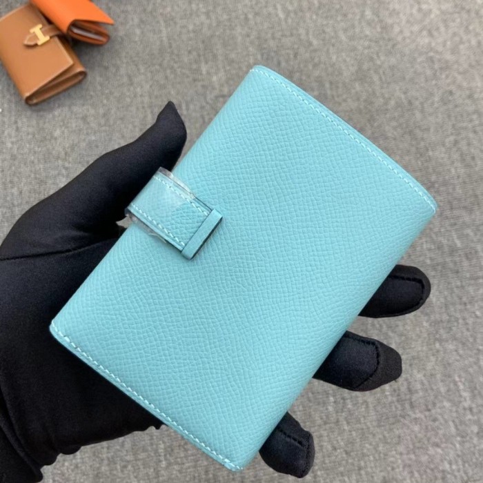 Handmade Epsom Leather Trifold Wallet