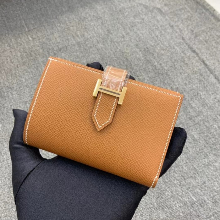 Handmade Epsom Leather Trifold Wallet