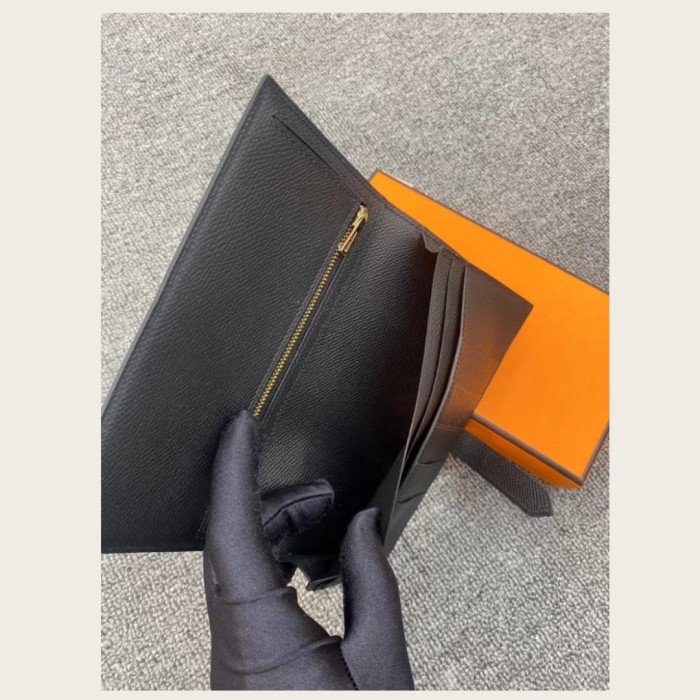 Handmade Epsom Leather Bifold Wallet