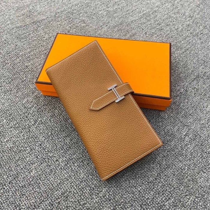 Handmade Imported TOGO Leather Bifold Slim Wallet
