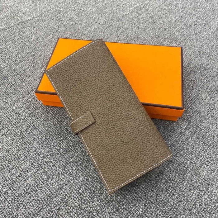 Handmade Imported TOGO Leather Bifold Slim Wallet