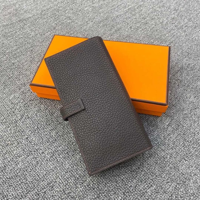 Handmade Imported TOGO Leather Bifold Slim Wallet