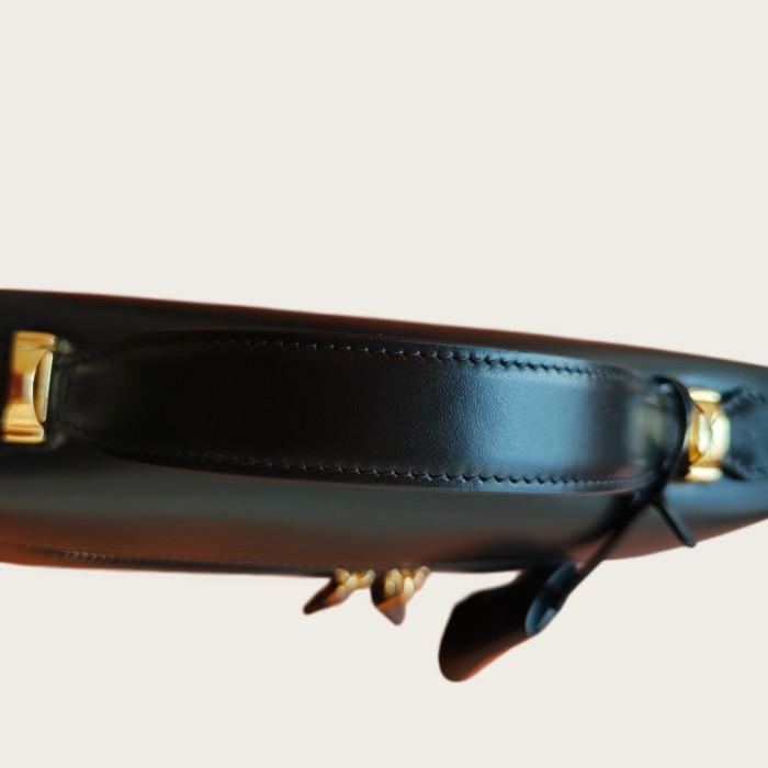 Genuine Calfskin Leather Extra Pocket Bag