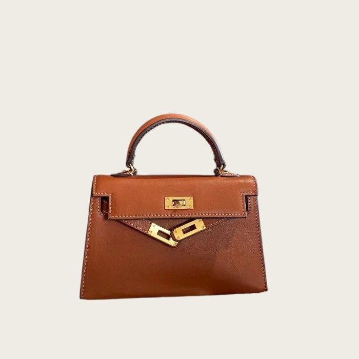 Mini Saddle Leather Tote Shoulder Bag
