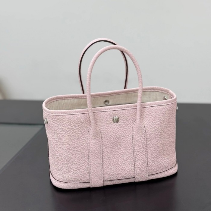 Mini Togo Calfskin Leather Garden Tote Bag 23cm