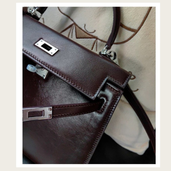Top-Grain Vegetable-Tanned Vintage Saddle Leather Bag