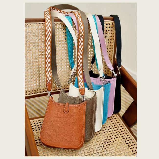 Mini TC Leather Evelyne Style Crossbody Bag