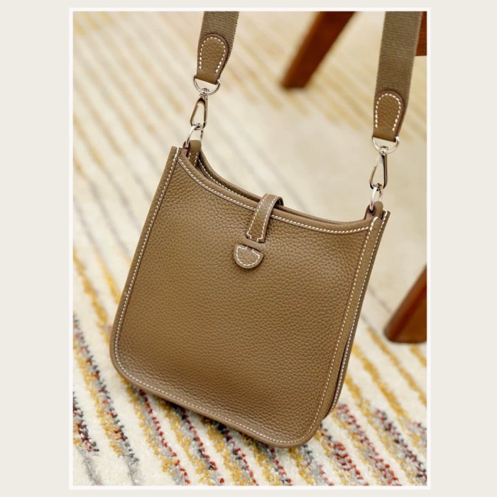 Mini TC Leather Evelyne Style Crossbody Bag