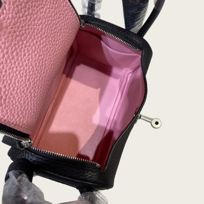 Mini TC Leather Lindy Style Shoulder Bag 