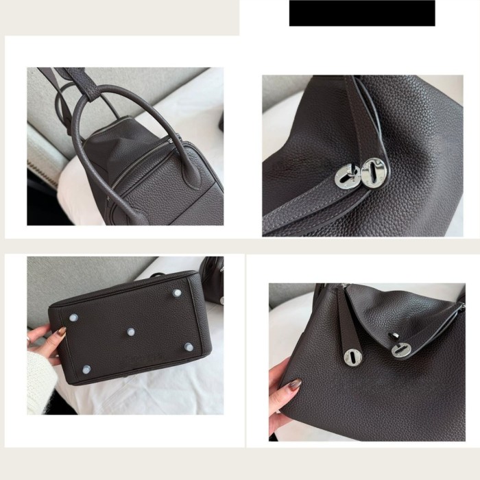 Mini TC Leather Lindy Style Shoulder Bag 