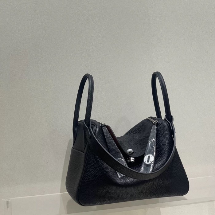 Imported top‑grain TC leather Tote Shoulder Bag