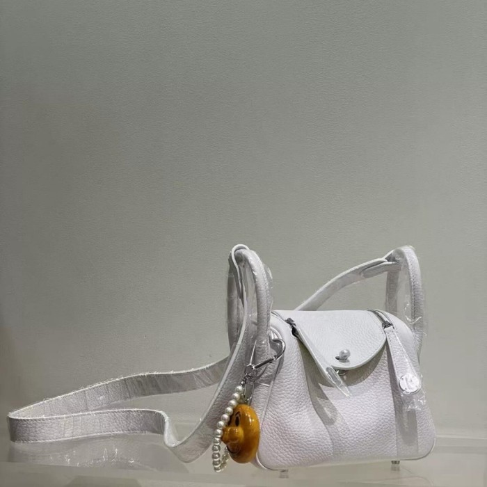 Imported top‑grain TC leather Tote Shoulder Bag
