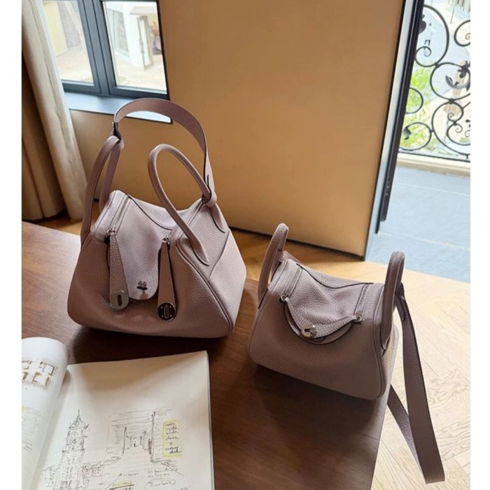 Imported top‑grain TC leather Tote Shoulder Bag