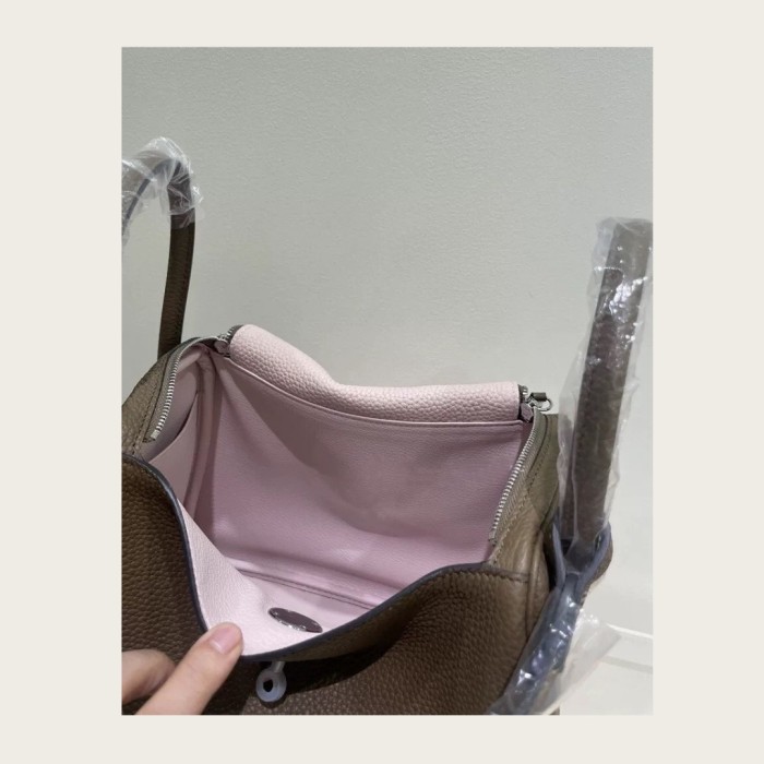 Imported top‑grain TC leather Tote Shoulder Bag