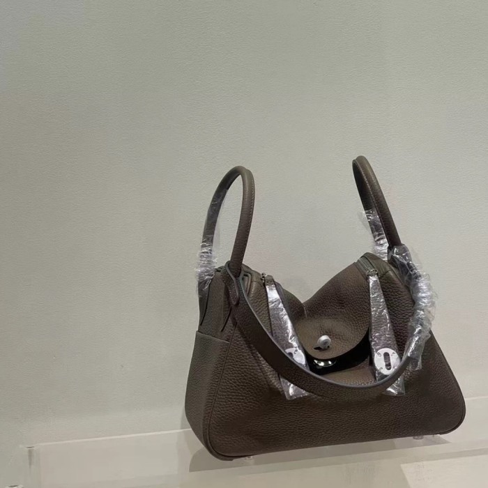 Imported top‑grain TC leather Tote Shoulder Bag